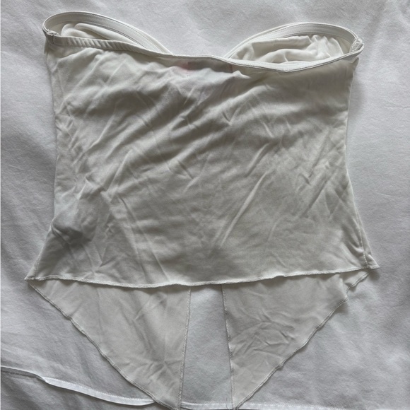 Edikted Twisted Split Front Tube Top White - Picture 6 of 7